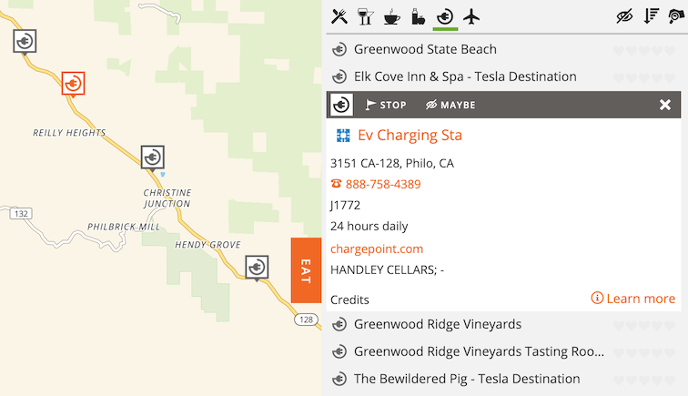EV charging stations