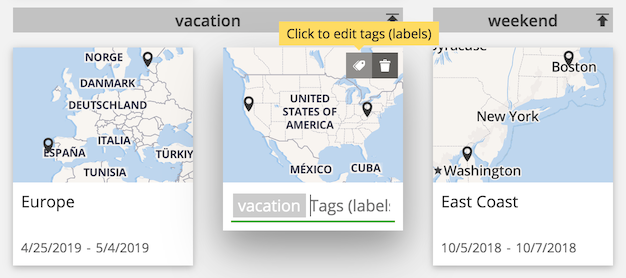 Edit trip tags