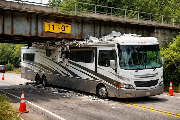 Low clearance bridge
