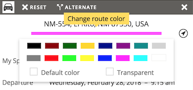 Route color